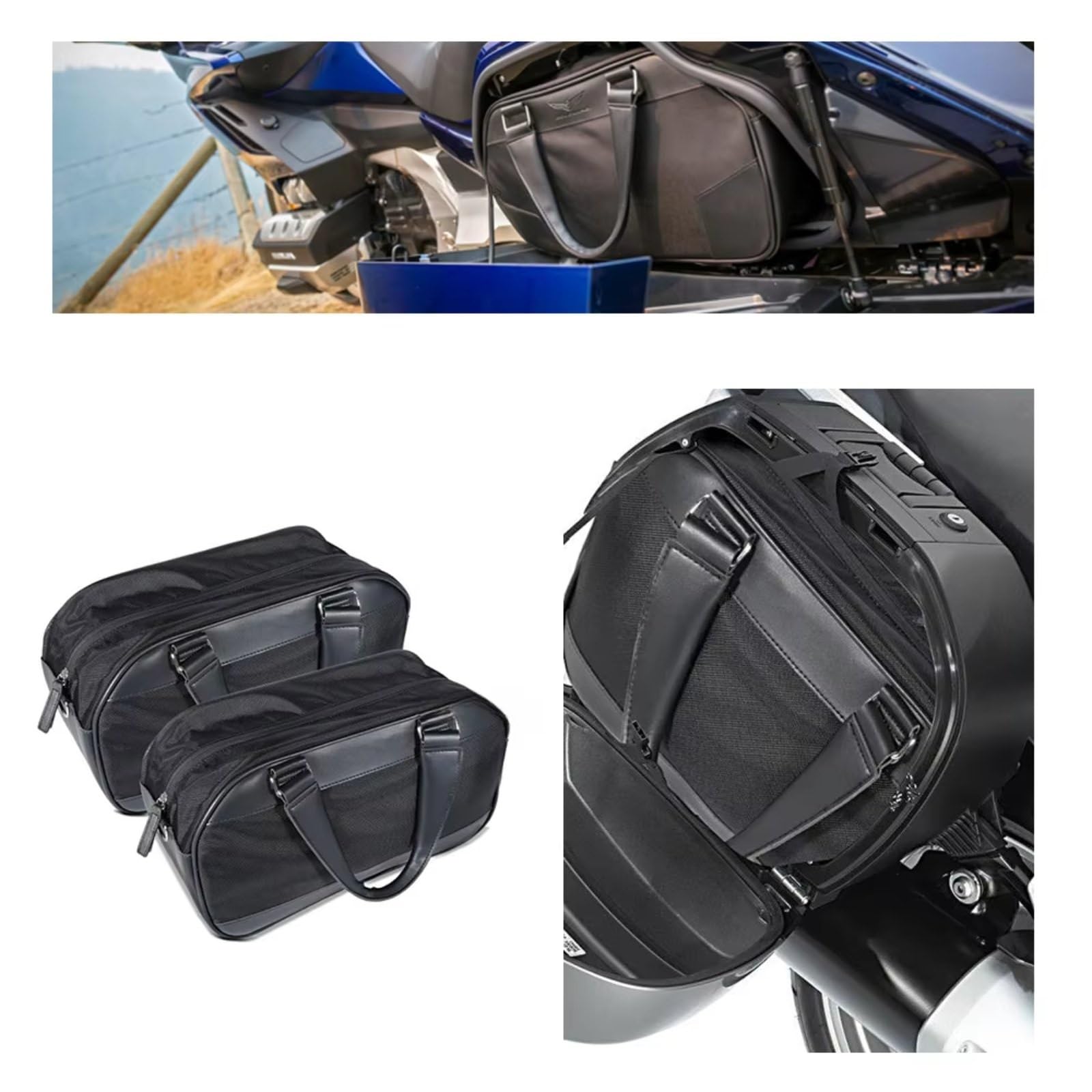 Amazon | パニアバッグ バイク Compatible With Goldwing Tour 1800